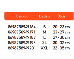 Luxor Örgü Silikon Ped Destekli Dirseklik L:27-30 (106)