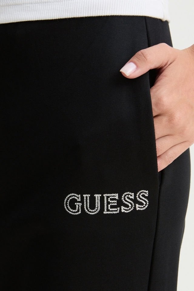 Guess Küçük Logolu Jogger Pantolon Siyah