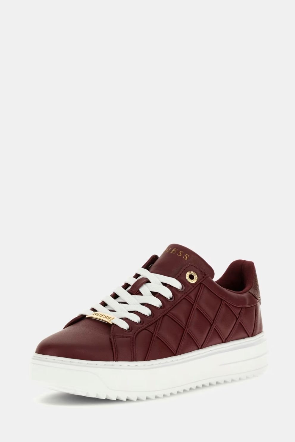 Guess Dattice Kapitone Sneaker Bordo