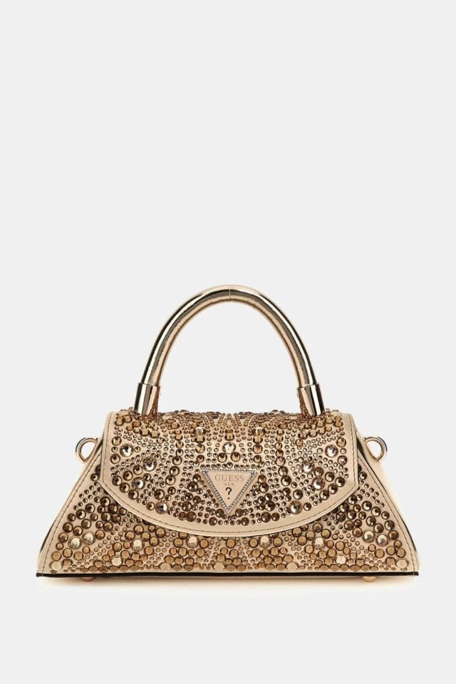 Guess Beauvoir Mini El Çantası Altın Rengi