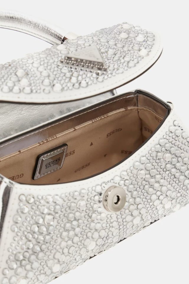 Guess Beauvoir Mini El Çantası Gümüş
