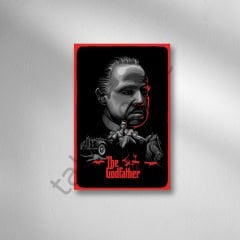 The Godfather Retro  Ahşap Poster