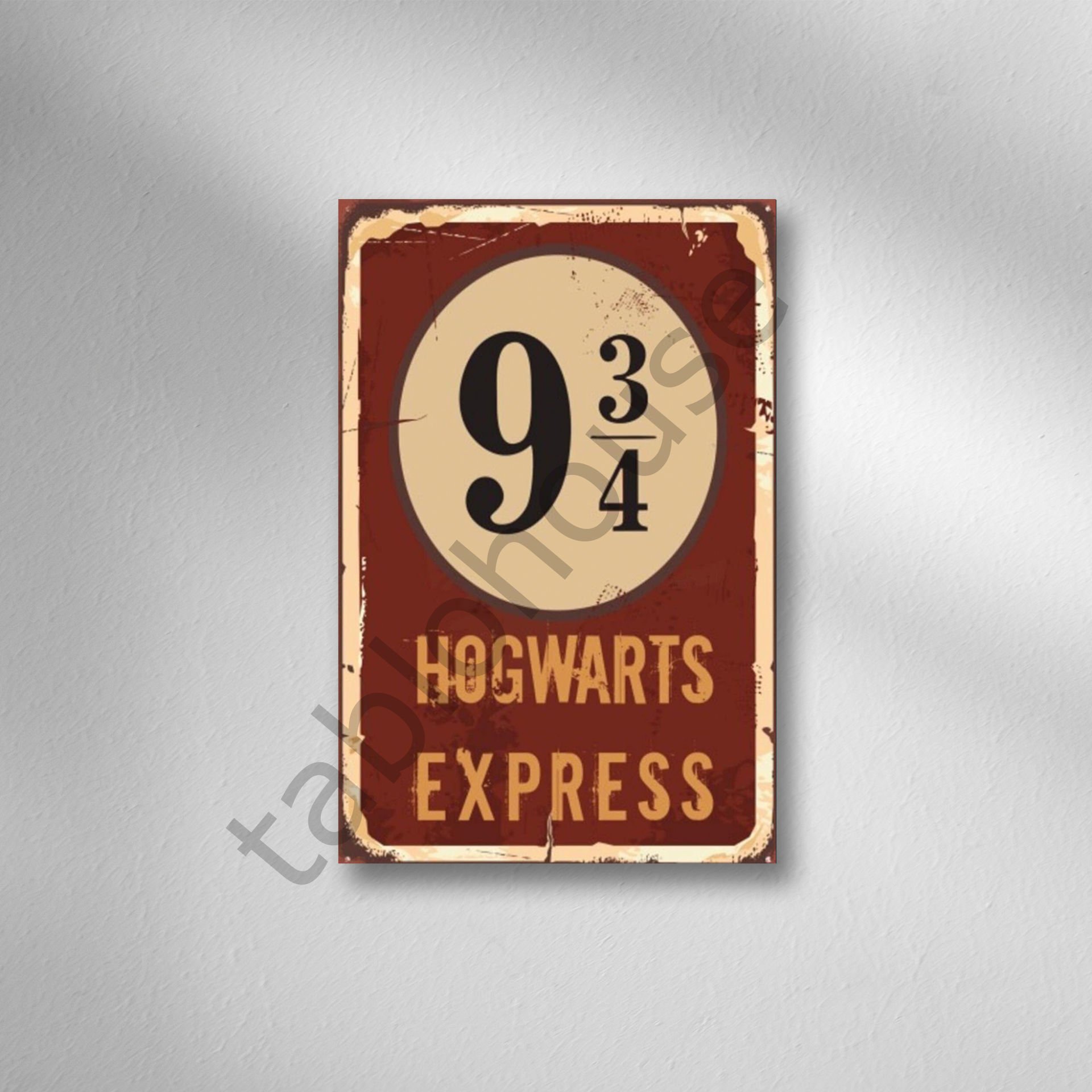 Hogwarts Express Retro Ahşap Poster