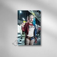 Harley Quinn Retro Ahşap Poster