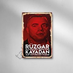 Süleyman Çakır Retro Ahşap Poster