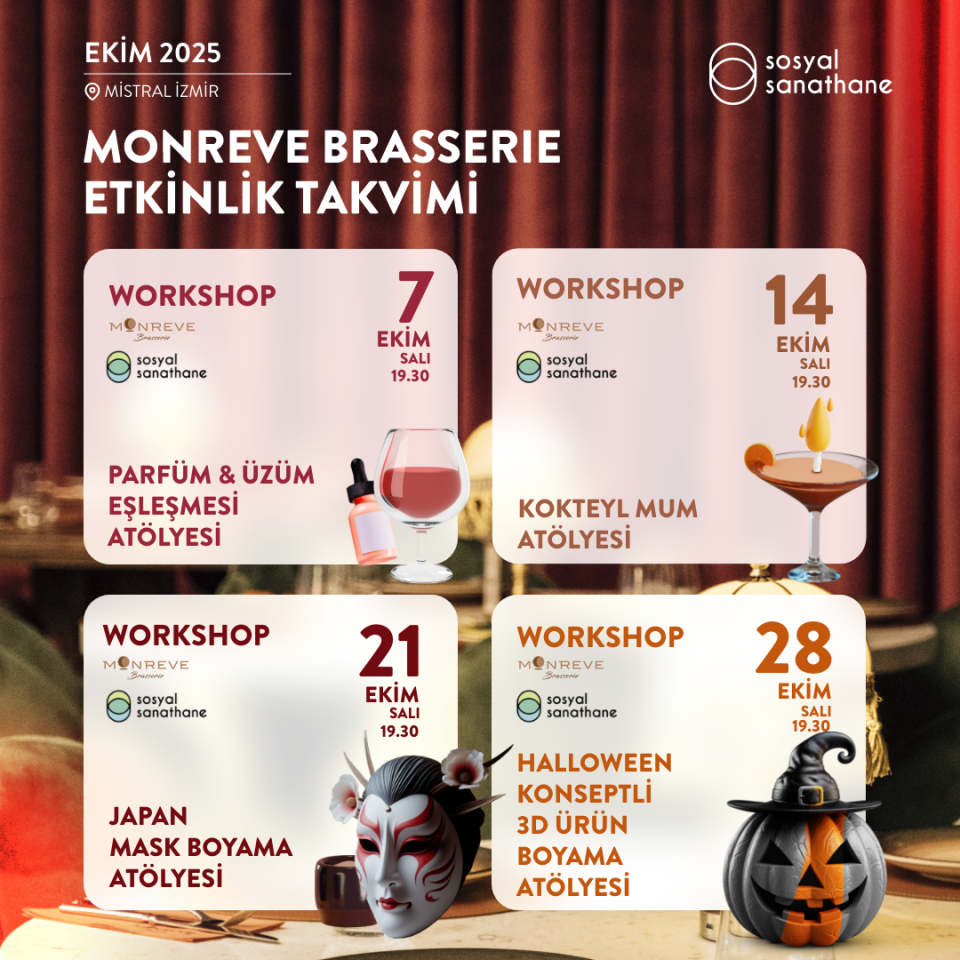 Monreve Brasserie - Mistral İzmir - Premium Etkinlik Biletleri