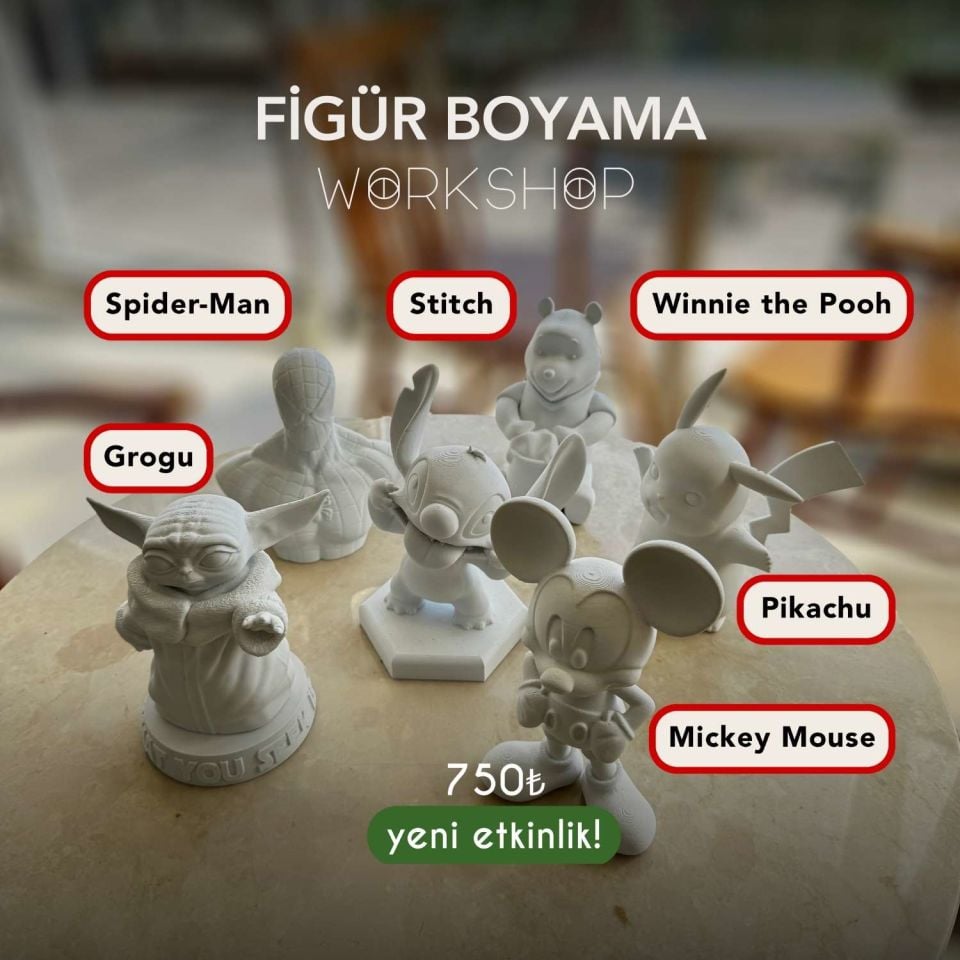 3D Figür Boyama Workshop - Etkinlik Biletleri