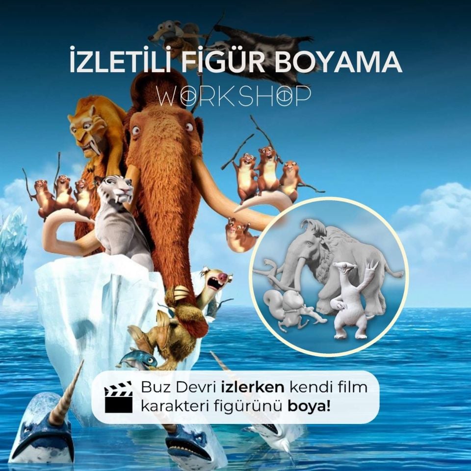 İzletili 3D Figür Boyama - Etkinlik Biletleri