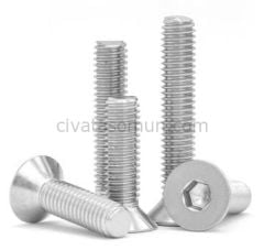 DIN 7991 A2 Paslanmaz HB İmbus Civatalar M16 - X 40