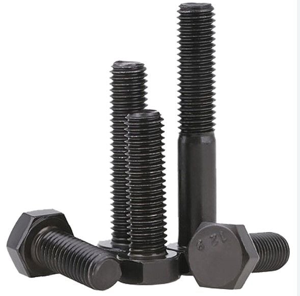 DIN 931-933 12.9 Kalite Altı Köşe Başlı Çelik Civatalar