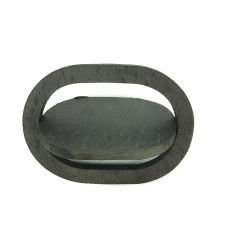 Elips Siyah Boyalı Kayın Ses Kafesi 6.5cm