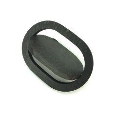 Elips Siyah Boyalı Kayın Ses Kafesi 6.5cm
