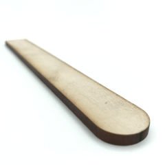 Bağlama Teknesi Arkalığı Masif Kelebek Ağacı(Akça Ağaç) Çıta Lazer Kesim