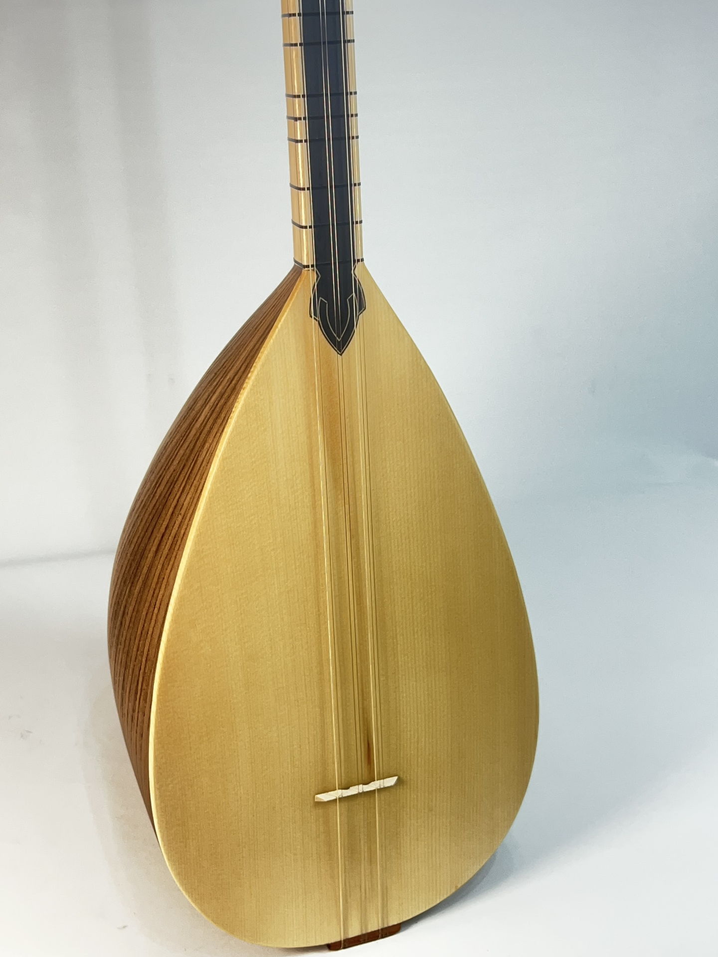 Uzun Sap Yaprak Karaağaç Profesyonel Bağlama