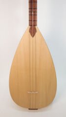 Telli Çalgı Yapım Kısa Sap Profesyonel Yaprak Dut Bağlama