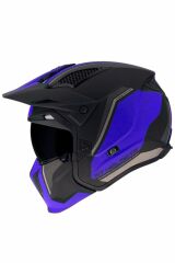 Kask Streetfıghter Sv Çene Çıkan Twın C7 Matt Blue