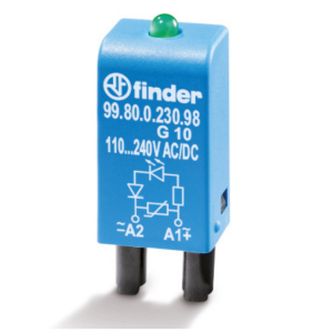 Finder F.99.80.0.230.50 Kırmızı Led 110-240 V AC/DC