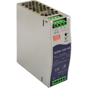 Meanwell WDR-120-48 2.5A 48VDC 120W DIN Güç Kaynağı