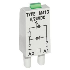 Relpol M41G 6-24 VDC Röle Soketi İçin Led Modül