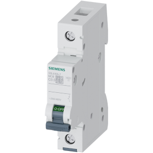 Siemens 5SL6105-7 6kA C Tipi 0.5 Amper Tekli Otomatik Sigorta