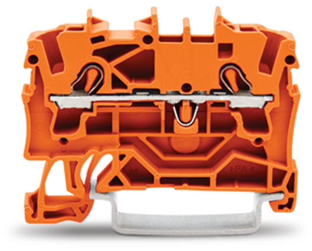 Wago 2000-1202 1 mm Push-İn Turuncu Ray Klemens