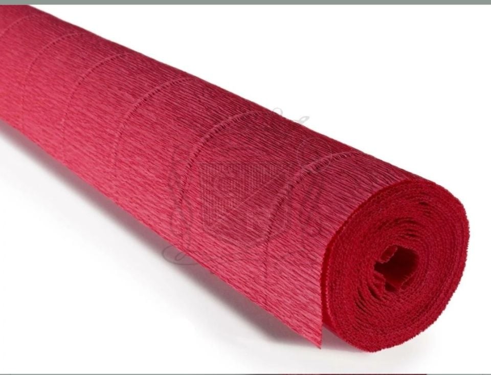 İtalyan Krapon Kağıdı No 17A6 Antik Kırmızı 180 gram 50x250 cm