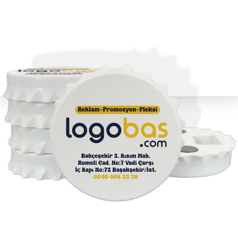 Logo Baskılı Kapak Açacaklı Magnet