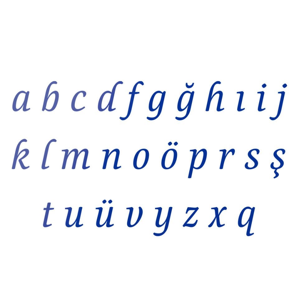 3mm Renkli Pleksi Harf ve Sayı kesim Font 1 (Renk & Boy Seçimli)