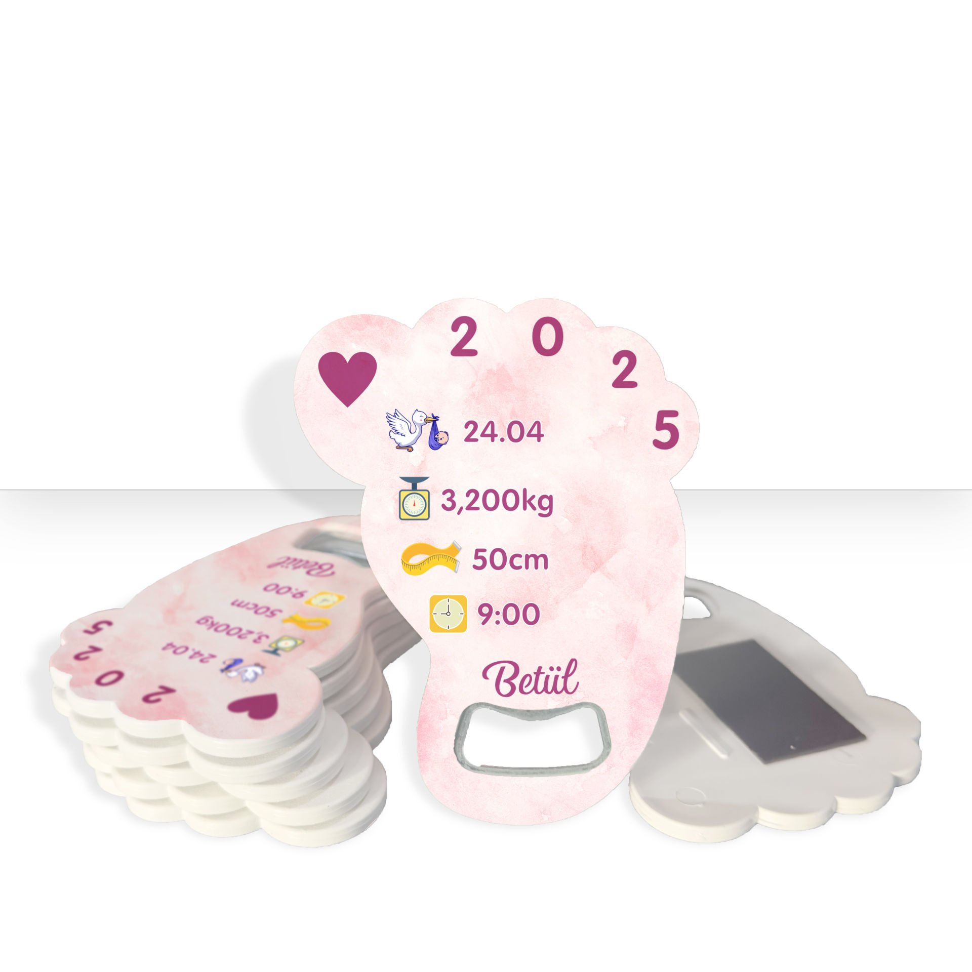 Bebek Ayağı Açacaklı Magnet 001