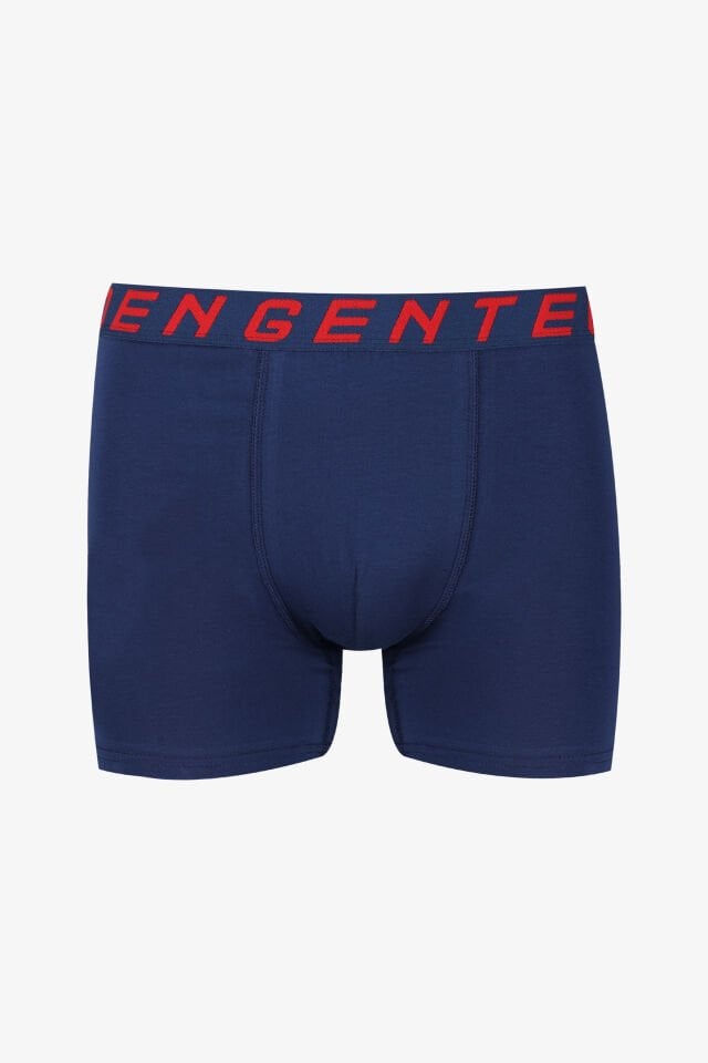 Erkek Tekli Pamuklu Likralı Boxer 2XL - Renkli