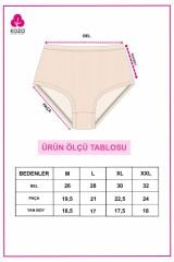 Kadın 5'li Fitilli Ekstra Yüksek Bel Külot Füme - L - Füme - L