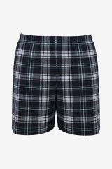 Erkek Gri Melanj Alt Desenli Şortlu Pijama Takımı KO6305TS-3 Üst Gri Melanj Alt Desenli - 2XL - KO6305TS-3 Üst Gri Melanj Alt Desenli - 2XL