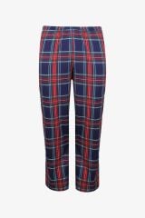 Erkek Kısa Kollu Pamuklu Ekose Desenli Pijama Takımı KO60103 Ekose Desen - XL - KO60103 Ekose Desen - XL