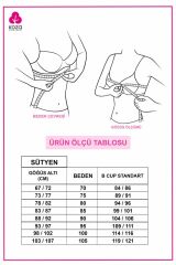 Kadın Taş Askılı Sütyen Kırmızı - 80B - Kırmızı - 80B