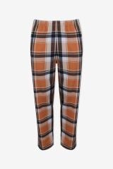 Erkek Kısa Kollu Pamuklu Ekose Desenli Ayıcık Baskılı Pijama Takımı KO60101 Bal Ekose Ayıcık Desen - XL - KO60101 Bal Ekose Ayıcık Desen - XL