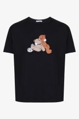Erkek Kısa Kollu Pamuklu Ekose Desenli Ayıcık Baskılı Pijama Takımı KO60101 Bal Ekose Ayıcık Desen - XL - KO60101 Bal Ekose Ayıcık Desen - XL