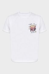 Erkek Kısa Kollu Pamuklu Popcorn Desenli Şortlu Pijama Takımı KO60100 Popcorn Desen - S - KO60100 Popcorn Desen - S