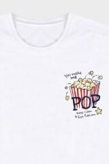 Erkek Kısa Kollu Pamuklu Popcorn Desenli Şortlu Pijama Takımı KO60100 Popcorn Desen - S - KO60100 Popcorn Desen - S