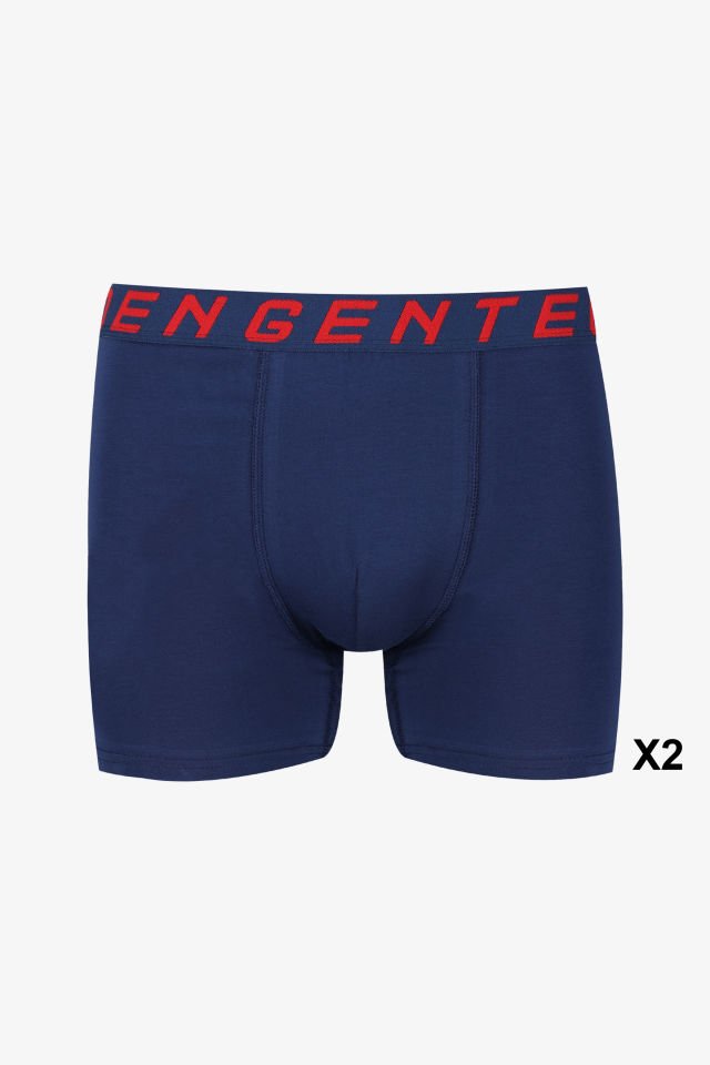 Erkek 4'lü Pamuklu Likralı Boxer 2XL - Lacivert