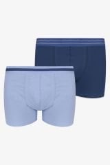 Erkek 2'li Pamuklu Likralı Boxer KO9178-14 - L