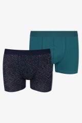 Erkek 2'li Pamuklu Likralı Boxer KO9178-1 - 2XL - KO9178-1 - 2XL