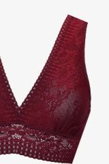 Kadın Kalın Askılı Dantelli Büstiyer Takım 80275 Gül Kurusu - 85B - 80275 Gül Kurusu - 85B