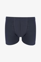 Erkek 2'li Pamuklu Likralı Lastikli Boxer 9177 beyaz-füme - XL - 9177 beyaz-füme - XL