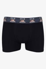 Erkek 5'li Pamuklu Likralı Renkli Lastikli Boxer (FARKLI LASTİK SEÇENEKLERİ) 4siyah1laciveryazılılastik - 2XL - 4siyah1laciveryazılılastik - 2XL