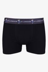 Erkek 5'li Pamuklu Likralı Renkli Lastikli Boxer (FARKLI LASTİK SEÇENEKLERİ) 4siyah1laciveryazılılastik - 2XL - 4siyah1laciveryazılılastik - 2XL