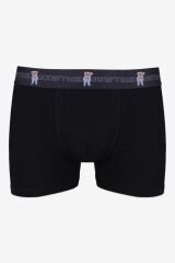 Erkek 5'li Pamuklu Likralı Renkli Lastikli Boxer (FARKLI LASTİK SEÇENEKLERİ) 4siyah1laciveryazılılastik - 2XL - 4siyah1laciveryazılılastik - 2XL