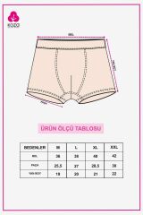 Erkek 5'li Pamuklu Likralı Renkli Lastikli Boxer (FARKLI LASTİK SEÇENEKLERİ) 4siyah1laciveryazılılastik - 2XL - 4siyah1laciveryazılılastik - 2XL