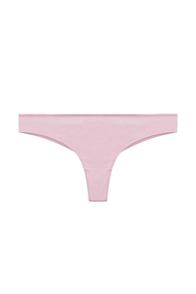 Kadın Pamuklu 6'lı Brazilian Külot Mavi - Pudra - S/M