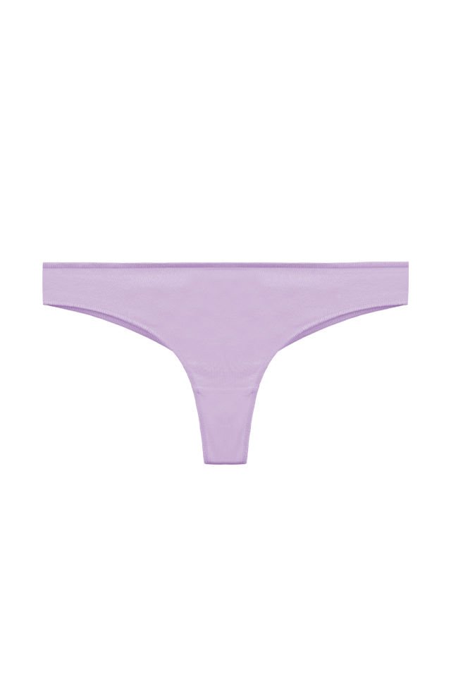 Kadın Pamuklu 6'lı Brazilian Külot Mavi - Pudra - L/XL