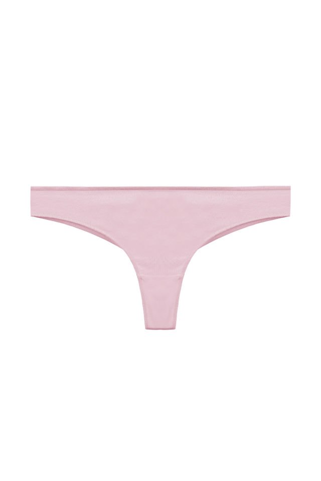 Kadın Pamuklu 6'lı Brazilian Külot Mavi - Pudra - L/XL